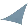 Image de Perel Voile d'ombrage, Toile ombrage, Toile extérieure terrasse, imperméable, Protection Contre UV, 3 Anneaux en O en Acier Inoxydable, 3.6 x 3.6 x 3.6 m, 160 g/m², Polyester, Triangulaire, Gris Bleu