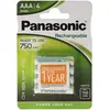 Image de Panasonic Evolta Piles rechargeable AAA 750 mAh Multicolore