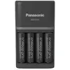 Image de Chargeur de bloc de batterie NiMH avec accus Panasonic Smart & Quick BQ-CC55 +4x eneloop Pro AA
