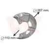 Image de VAN WEZEL Déflecteur, disque de frein pour AUDI: 80 (Ref: 5830371)