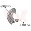 Image de VAN WEZEL Déflecteur, disque de frein pour VOLKSWAGEN: Golf, Polo, Golf Cabriolet, Jetta, Vento & SEAT: Cordoba, Ibiza (Ref: 5880372)