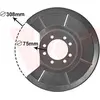 Image de VAN WEZEL Déflecteur, disque de frein pour MAZDA: 5, 3 & FORD: Focus, C-Max & VOLVO: V50, C30, S40 (Ref: 1863373)