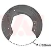 Image de VAN WEZEL Déflecteur, disque de frein pour BMW: Série 3, Série 1, Z4 (Ref: 0627371)