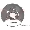 Image de VAN WEZEL Déflecteur, disque de frein pour BMW: Série 3, M3, Z3 (Ref: 0640371)