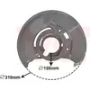 Image de VAN WEZEL Déflecteur, disque de frein pour BMW: Série 3, M3, Z3 (Ref: 0640372)