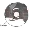 Image de VAN WEZEL Déflecteur, disque de frein pour BMW: Série 3, Z4 (Ref: 0646372)