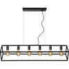 Image de LUCIDE FABIAN - Suspension - 6xE27 - Noir