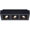 Image de LUCIDE XIRAX - Spot plafond - LED Dim to warm - GU10-3x5W 2200K/3000K - Noir