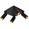 Image de LUCIDE CLUBS - Spot plafond - 4xGU10 - Noir