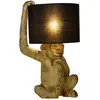 Image de LUCIDE EXTRAVAGANZA CHIMP - Lampe de table - Ø 30 cm - 1xE14 - Noir