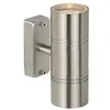 Image de LUCIDE ARNE-LED - Applique murale Intérieur/Extérieur - Ø 6,3 cm - LED - GU10-2x5W 2700K - IP44 - Chrome Dépoli
