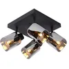 Image de LUCIDE ALION - Spot plafond - 4xE14 - Noir