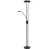 Image de LUCIDE CHAMPION-LED - Lampadaire/lampe de lecture - Ø 30 cm - LED Dim. - 3000K - Noir