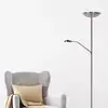 Image de Lucide ZENITH Lampadaire à éclairage indirect avec bras de lecture, LED, 19791/24/12,