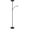 Image de LUCIDE ZENITH - Lampadaire/lampe de lecture - LED Dim. - 3000K - Noir