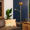 Image de Lucide ZENITH Lampadaire à éclairage indirect avec bras de lecture, LED, 19791/24/02,