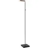 Image de LUCIDE AARON - Lampadaire/lampe de lecture - LED Dim. - CCT - 1x12W 2700K/4000K - Noir
