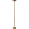 Image de LUCIDE ZENITH - Lampadaire - Ø 25,4 cm - LED Dim. - 1x20W 3000K - Or Mat/Laiton