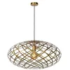 Image de LUCIDE WOLFRAM - Suspension - Ø 65 cm - 1xE27 - Or Mat/Laiton