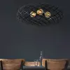 Image de Lucide WOLFRAM Suspension ovale à 3 sources lumineuses, E27, 21417/99/30,