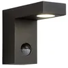 Image de LUCIDE TEXAS-IR - Spot mural/Applique mural Intérieur/Extérieur - LED - 1x7W 3000K - IP54- Détecteur De Mouvement & Jour/Nuit (désactivable) - Anthracite