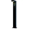Image de LUCIDE TEXAS-IR - Borne extérieur - LED - 1x7W 3000K - IP54- Détecteur De Mouvement & Jour/Nuit (désactivable) - Anthracite