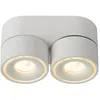 Image de LUCIDE YUMIKO - Spot plafond - Ø 7,8 cm - LED Dim. - 2x10W 2700K - Blanc
