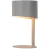 Image de LUCIDE KNULLE - Lampe de table - Ø 15 cm - 1xE14 - Gris