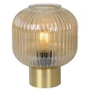 Image de LUCIDE MALOTO - Lampe de table - Ø 20 cm - 1xE27 - Ambre