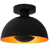 Image de LUCIDE SIEMON - Plafonnier - Ø 25 cm - 1xE27 - Noir