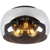 Image de LUCIDE OLIVIA - Plafonnier - Ø 40 cm - 3xE27 - Fumé
