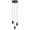 Image de Lucide Evora Modern Pendant light - Ø 25 cm - 3xGU10 - Black