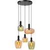 Image de LUCIDE ILONA - Suspension - 5xE27 - Noir