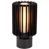 Image de LUCIDE LAMBRES - Lampe de table - Ø 15 cm - 1xE27 - Noir