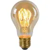 Image de LUCIDE A60 TWILIGHT SENSOR - Ampoule filament - Ø 6 cm - LED - E27-1x4W 2200K - Détecteur Jour/Nuit - Ambre