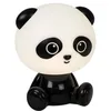 Image de LUCIDE DODO PANDA - Lampe de table Chambres d'enfant - LED 3 StepDim - 1x3W 4000K - Noir