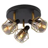 Image de LUCIDE NILA - Spot plafond - Ø 36 cm - 3xE14 - Noir