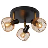 Image de LUCIDE MAREN - Spot plafond - Ø 37 cm - 3xE14 - Or Mat/Laiton