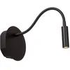 Image de Lucide JOLIJN - Lampe de chevet/Applique mural Rechargeable - Batterie/Piles - Ø 11 cm - LED - 1x2W 3000K - Magnétique - Noir