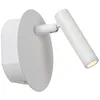 Image de Lucide JOLIJN - Lampe de chevet/Applique mural Rechargeable - Batterie/Piles - Ø 10,2 cm - LED - 1x2W 3000K - Magnétique - Blanc