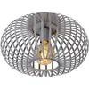 Image de LUCIDE MANUELA - Plafonnier - Ø 39,5 cm - 1xE27 - Gris