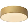Image de LUCIDE UNAR - Plafonnier - Ø 20 cm - LED 3 StepDim - 1x12W 2700K - Or Mat/Laiton