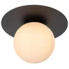 Image de LUCIDE TRICIA - Plafonnier - Ø 25 cm - 1xE27 - Noir