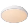 Image de LUCIDE DASHER - Plafonnier Salle de bains - Ø 29,3 cm - LED - 1x12W 2700K - IP44- Détecteur De Mouvement & Jour/Nuit - Blanc