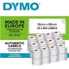 Image de DYMO Rouleaux d'Etiquettes, 36 mm x 89 mm, 24 Rouleaux de 260