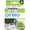 Image de DYMO 40910 Ruban détiquetage polyester Couleur de ruban: transparent Couleur de police: noir 9 mm 7 m