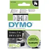 Image de DYMO 40913 Ruban détiquetage polyester Couleur de ruban: blanc Couleur de police: noir 9 mm 7 m