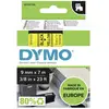 Image de DYMO 40918 Ruban détiquetage polyester Couleur de ruban: jaune Couleur de police: noir 9 mm 7 m