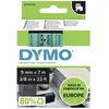 Image de DYMO 40919 Ruban détiquetage polyester Couleur de ruban: vert Couleur de police: noir 9 mm 7 m