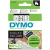 Image de DYMO D1 étiquettes autocollantes authentiques | impression en noir sur fond blanc | 6 mm x 7 m | pour étiqueteuses LabelManager